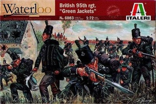 British 95th rgt. "Green Jackets" - 1:72 Waterloo - Italeri - 6083 - @