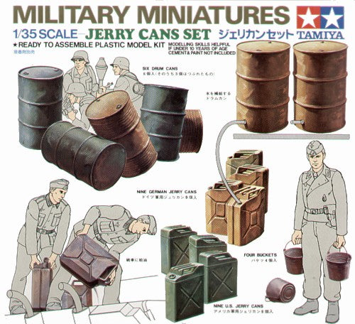 Tamiya TA35026 - Jerry Can Set - 1:35