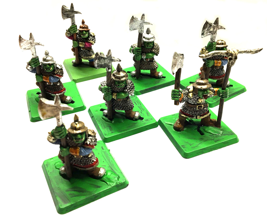 Ogres Grenadier (x7) in metal - 28mm - PAINTED