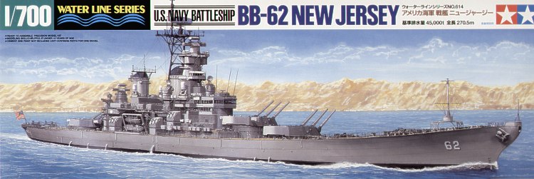 Tamiya TA31614 - USS New Jersey BB62 - 1:700