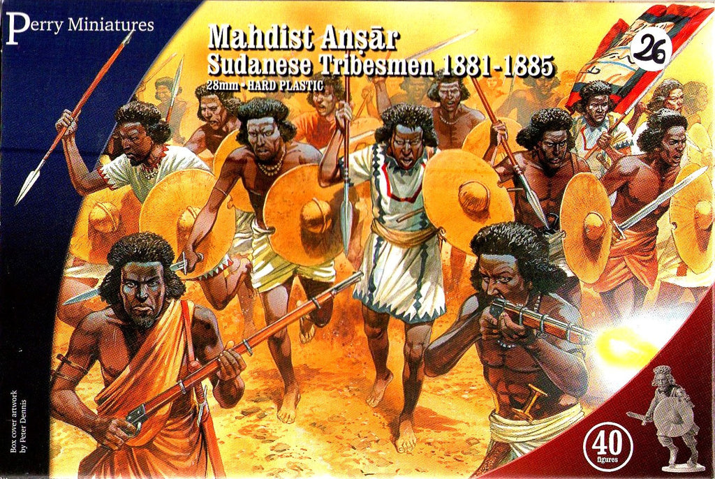 Perry - SA30 - Mahdist ansar sudanese tribesmen 1881-1885 - 28mm