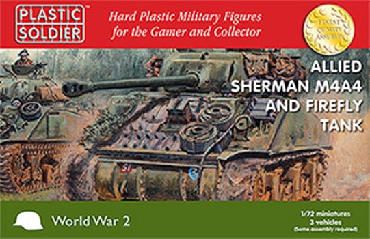 Plastic Soldier - WW2V20015 - SHERMAN M4A4 FIREFLY - 1:72
