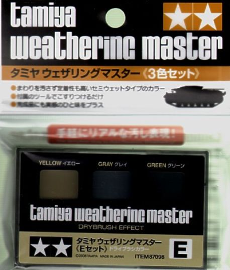 Tamiya 87098 - Yellow Gray and Green Weathering Master