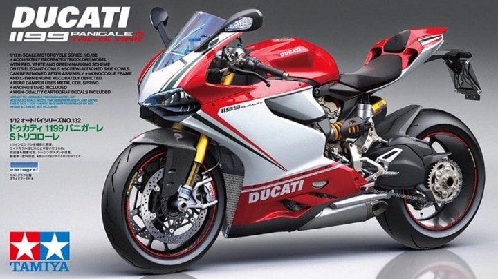 Tamiya - 14132 - Ducati 1199 Panigale Tricolore - 1:12