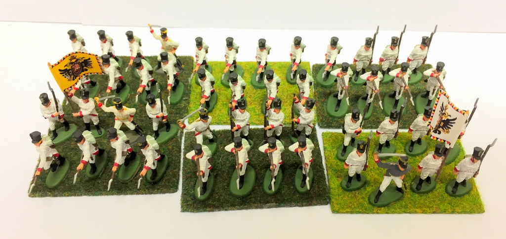 Austrian line infantry - 1:72 (HIGH PAINTED) Type 2 - Hat - 8027 - CP@