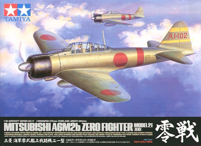Tamiya 60317 - Mitsubishi A6M2b 'Zero' Model 21 Zeke - 1:32