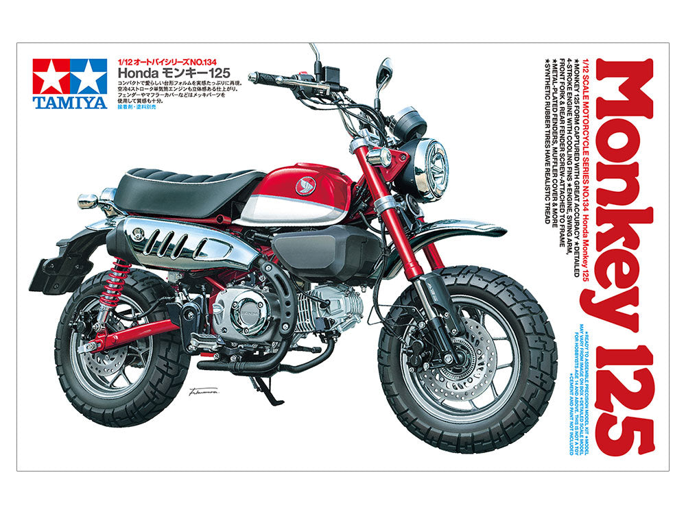 Tamiya TA14134 - Honda Monkey 125 - 1:12