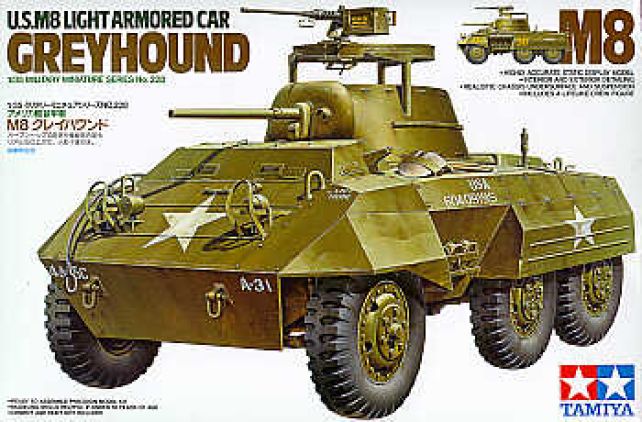 Tamiya 35228 - M8 Greyhound armoured car - 1:35