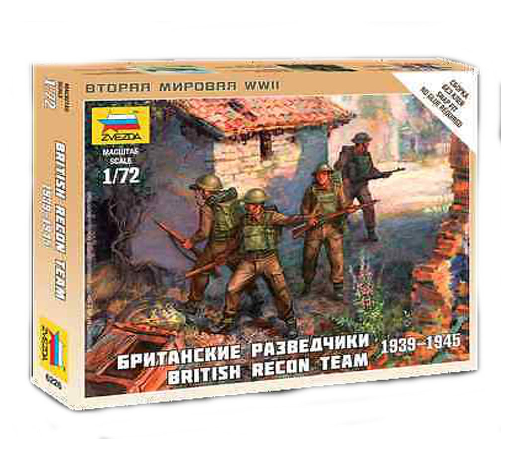 Zvezda - 6226 - British recon team 1939-1945 - 1:72