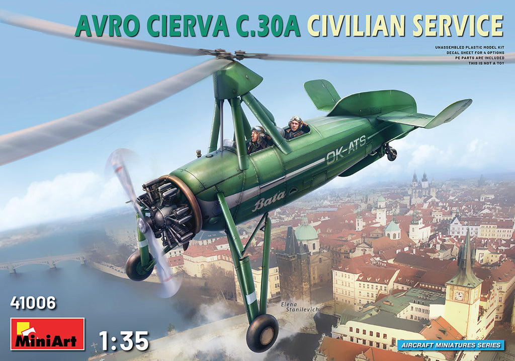 Mini Art - 41006 - AVRO CIERVA C.30A CIVILIAN SERVICE - 1:35