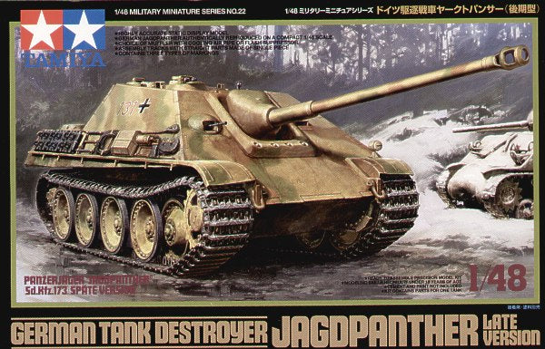 Tamiya TA32522 - JagdPanther Sd.Kfz.173 late version - 1:48