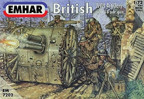 Emhar - 7202- British WWI Artillery with 18 pdr gun - 1:72