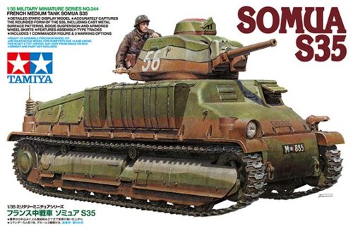 Tamiya 35344 - Somua S35 French Medium Tank - 1:35
