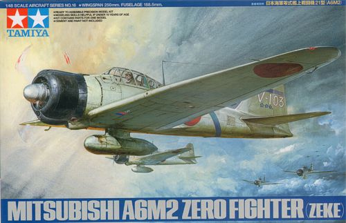 Mitsubishi A6M2 Type 21 Zero - 1:48 - Tamiya - 61016