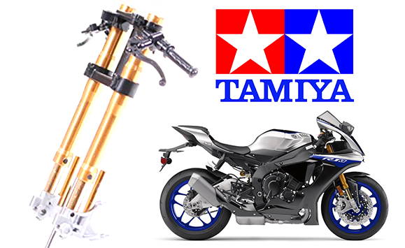 Tamiya TA12684 - Yamaha YZF-R1M Front Fork Set - 1:12
