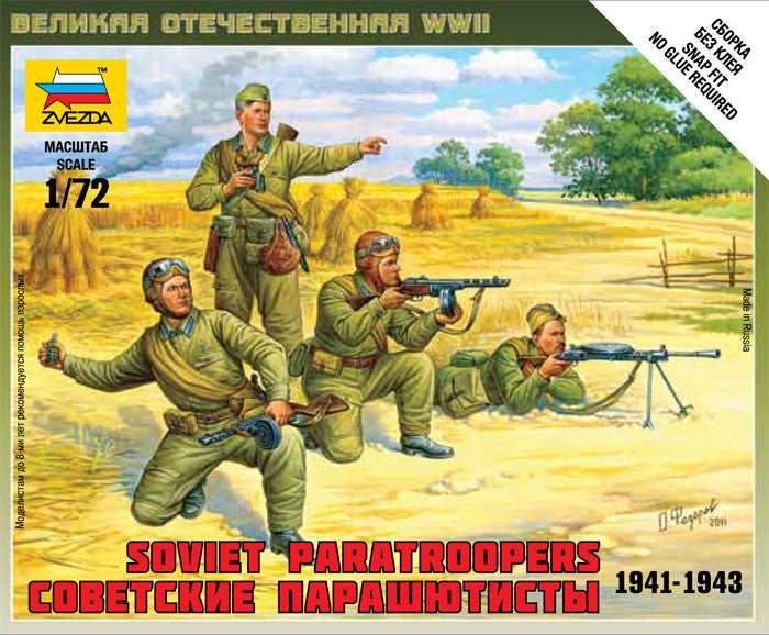 Zvezda - 6138 - Soviet paratroopers 1941-1943 - 1:72