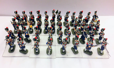 French Guard Chasseurs in winter dress x 43 - 1:72 - Strelets - M010 - @