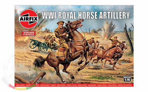 Airfix - 00731V - WWI Royal Horse Artillery - 1:76