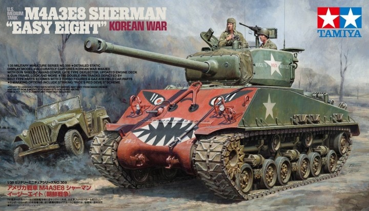 Tamiya 35359 - M4A3E8 Sherman "Easy Eight" - 1:35