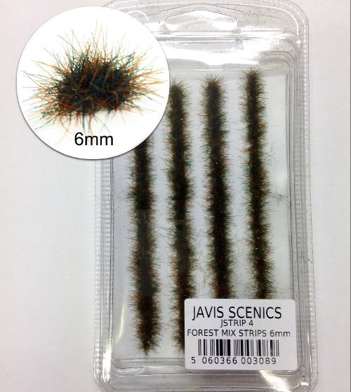 JAVIS - JSTRIP4 - Static Grass Strips - Forest 6mm