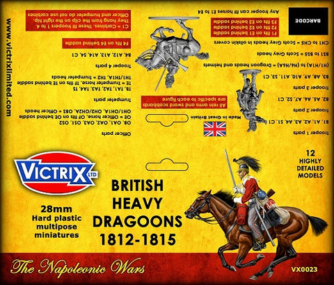 British Napoleonic Dragoons - 28mm - Victrix - VX0023