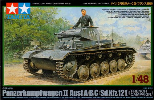 Tamiya TA32570 - Pz.Kpfw.II Ausf.A/Ausf.B/Ausf.C (Sd.Kfz.121) - 1:48