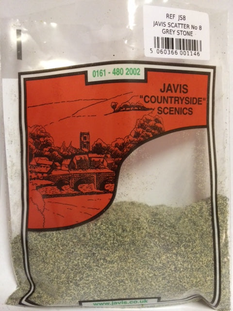 JAVIS - JS8 - SCATTER NO.8 GREY STONE 12s 40grms approx