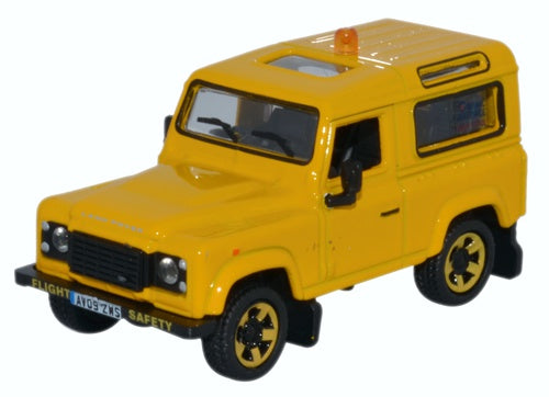 Oxford Diecast - 76LRDF005 - Land Rover Defender 90 RAF Flight Safety - 1:76