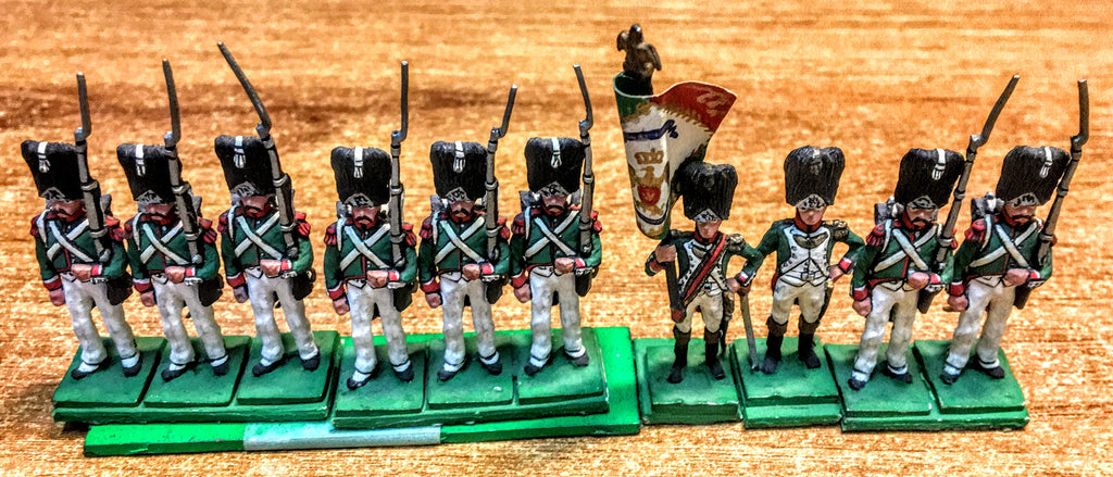 Italian Guard Grenadiers (Napoleonic Wars) x10 - 25mm (PAINTED) - Mirliton - CP@