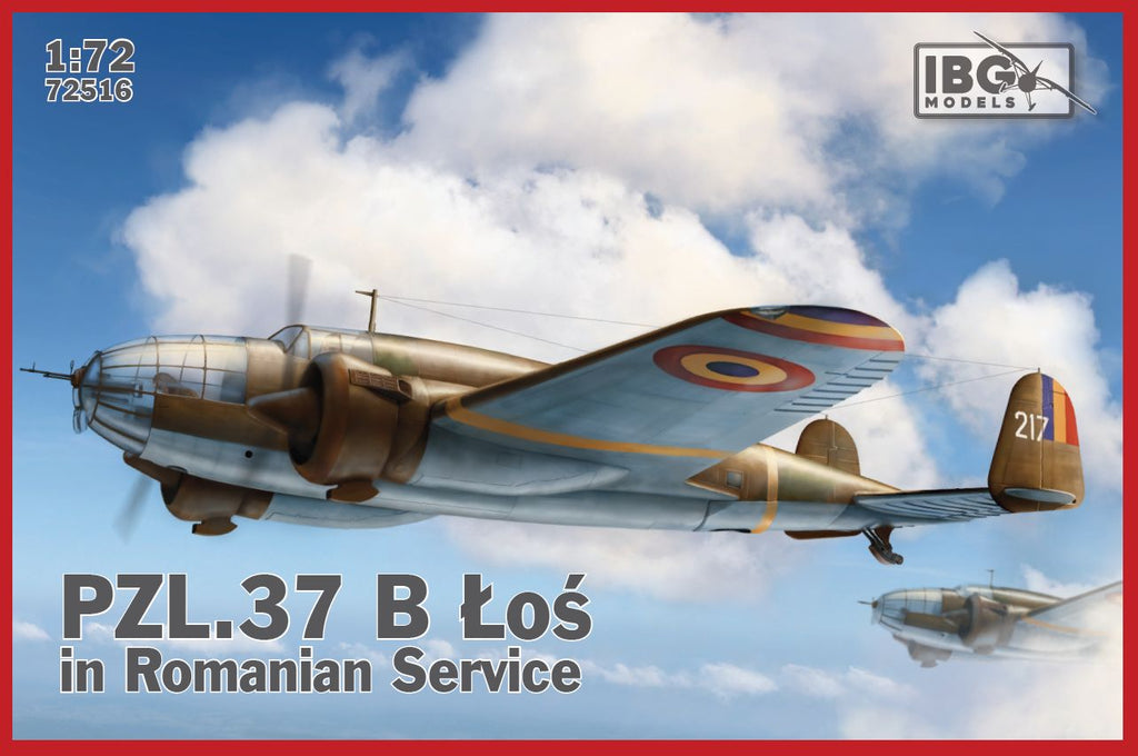 IBG - 72516 - PZL.37 Los B II in Romanian Service - 1:72