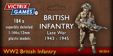 British Infantry and Heavy Weapons - 1:144 - Victrix - VG12014 - 12mm
