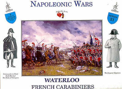 Waterloo French Carabiniers 4 figures on horseback - A Call to Arms - 3221 -1:32 - @