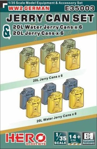 Hero Hobby Kits E35003 - German Jerry Can Set - 1:35