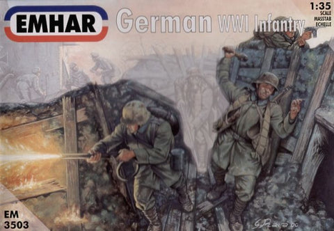 German (WWI) Infantry - 1:35 - Emhar - 3503 - @