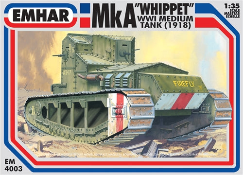 Emhar - 4003 - Mk.A "Whippet" British Medium Tank - 1:35