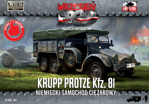 First to Fight - 061 - Krupp-Protze 81 German Truck - 1:72