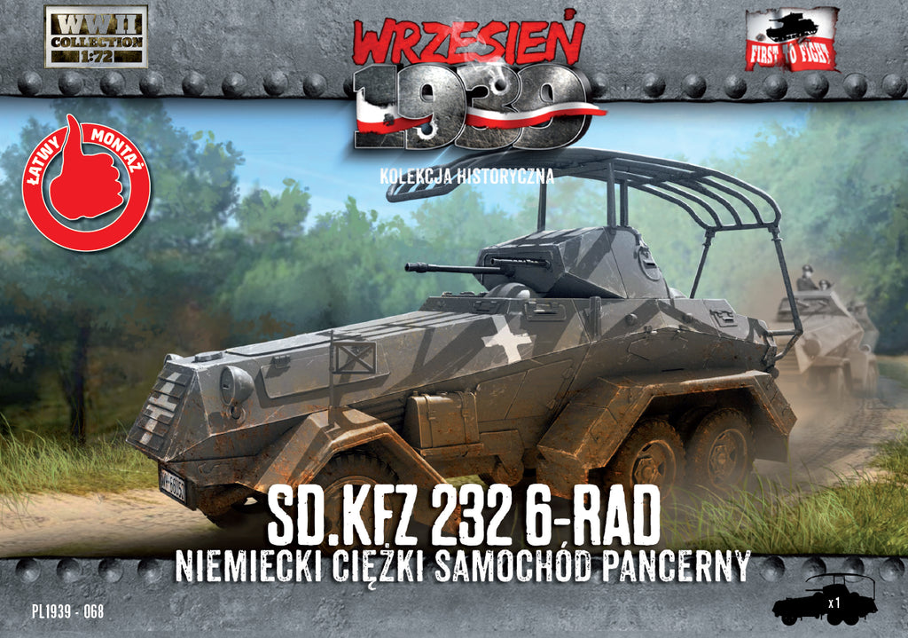 First to Fight - 068 - Sd.Kfz.232 6-Rad - German Heavy Armoured Car - 1:72