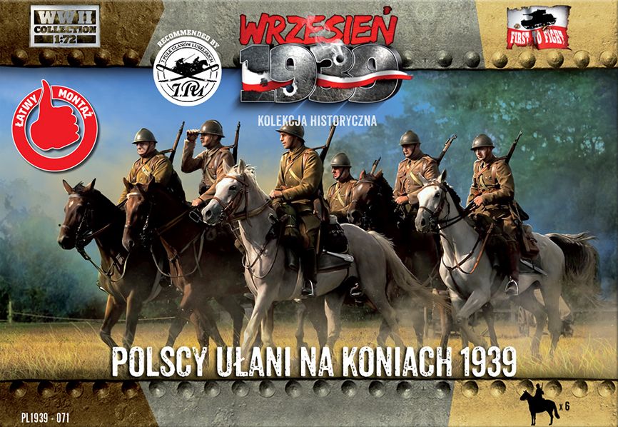 First to Fight - 071 - Polish Uhlans on horseback 1939 - 1:72