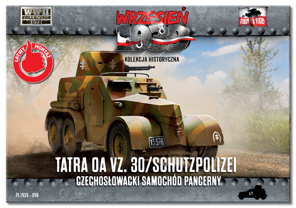 First to Fight - 090 - 30 Czechoslovak armored car Tatra OA vz. 30/Schutzpolizei - 1:72