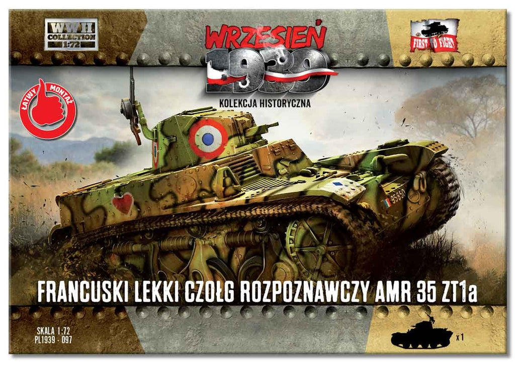 First To Fight - 097 - AMR35 ZT1a French reconnaissance tank - 1:72