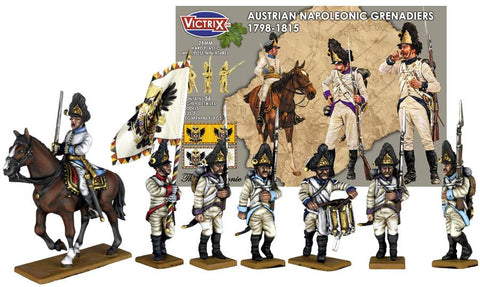 Austrian Napoleonic grenadiers 1798-1815 - 28mm - Victrix - VX0013