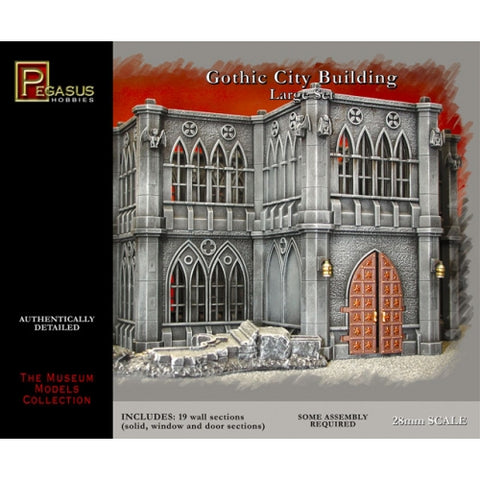 Gothic city building (large set) - 1:72 - Pegasus - 4923 - @