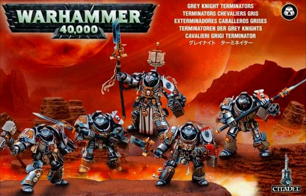 Gris Chevaliers Métal Terminator Force Hallebarde Warhammer 40,000 40K Oop Gris Chevaliers Métal Terminator Force Hallebarde Warhammer 40,000 40K Oop