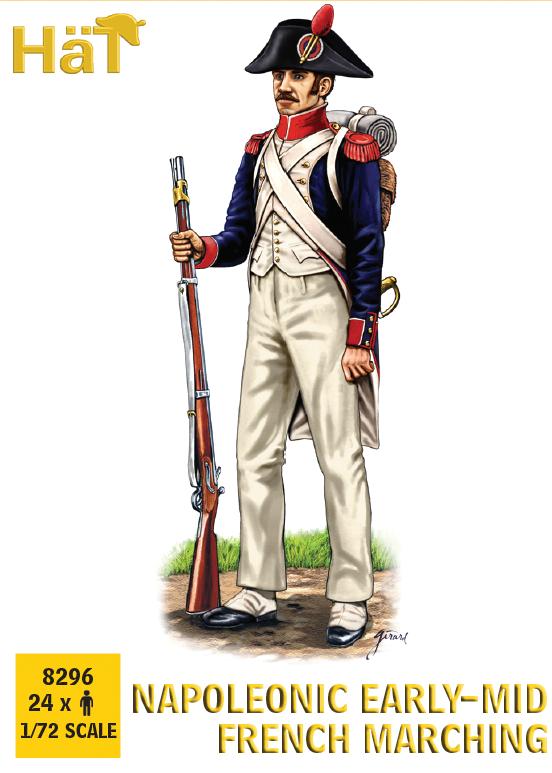 Napoleonic Early-Mid French Marching - 1:72 - Hat - 8296 - @