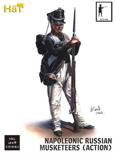 Napoleonic Russian Musketeers (Action) - 1:32 - Hat - 9321 - @