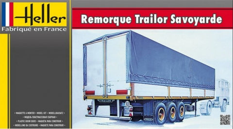 Heller - 80771 - Remorque Trailor Savoyarde - 1:24