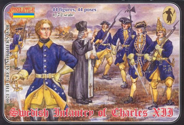 Swedish infantry of Charles - Northern Wars 1/72 - XII OOP Strelets 0021 @