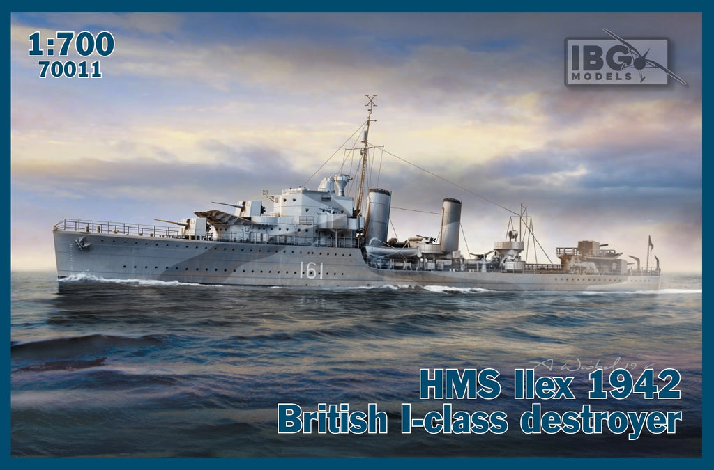 IBG - 70011 - HMS Ilex 1942 British I-class destroyer - 1:700