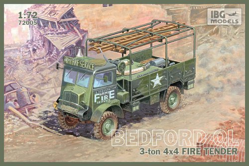 IBG - 72005 - Bedford QLR 3 ton 4x4 Fire Tender - 1:72