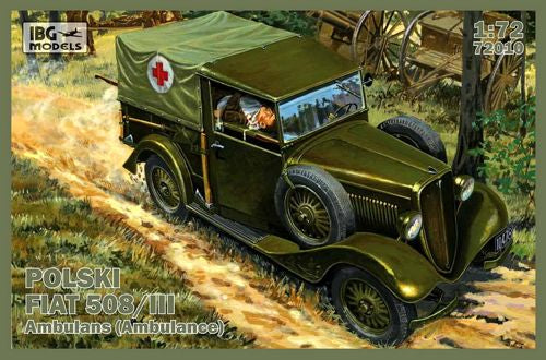 IBG - 72010 - Polski Fiat 508/III Ambulance - 1:72